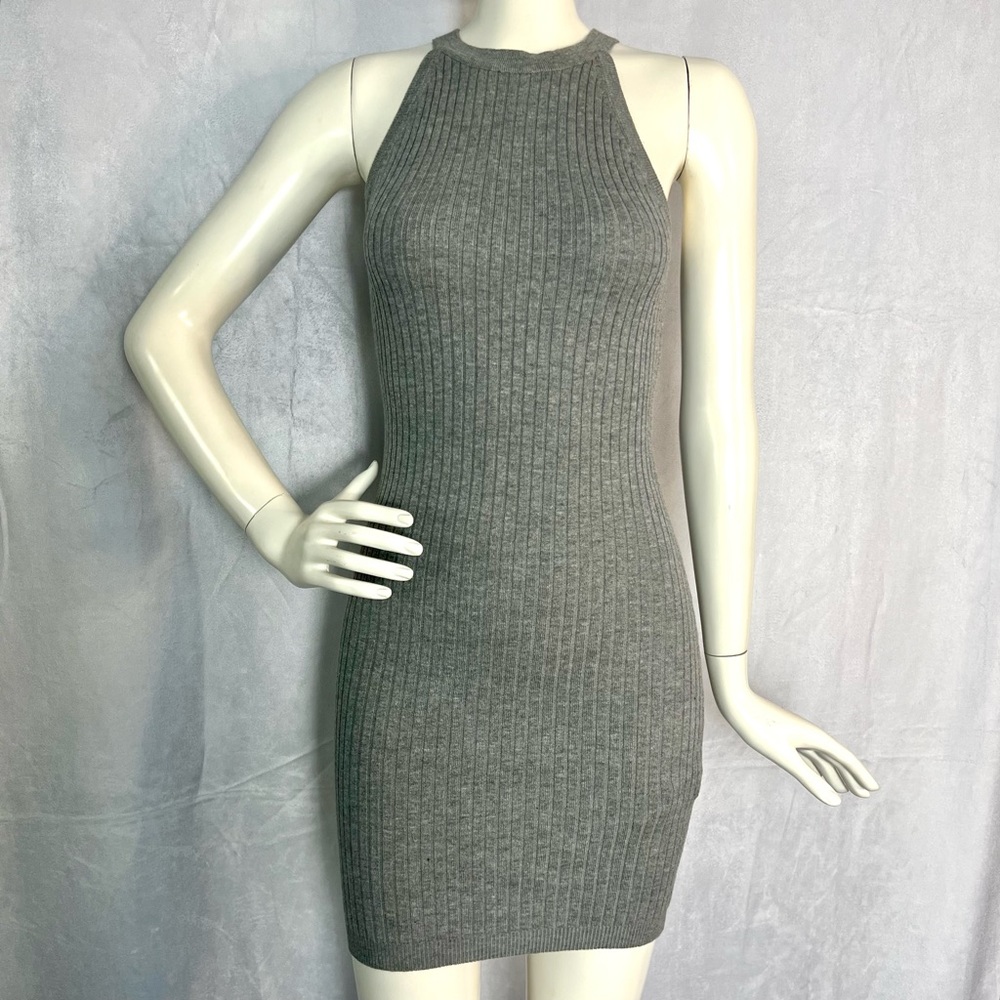 Grey Knit Mini Dress BNWOT